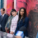 L-R: Nat Faxon, Ron Funches, Joel Kim Booster, and Michaela Jaé Rodriguez